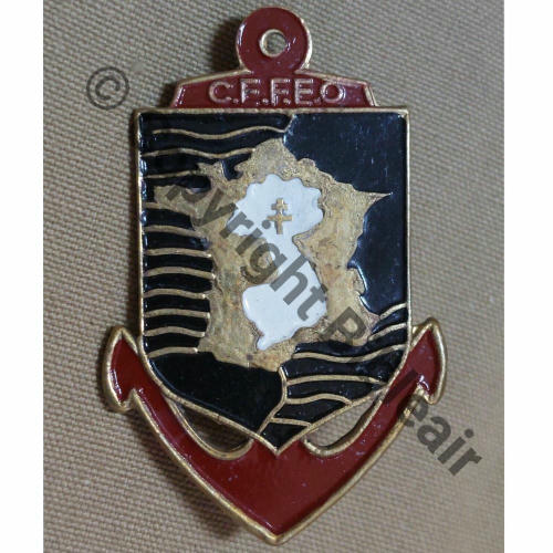 CORPS EXPE FRANCAIS E.O carte Indo croix lorraine doree  SM Bol Dos lisse irreg Src.unclesam36 22Eur01.23 